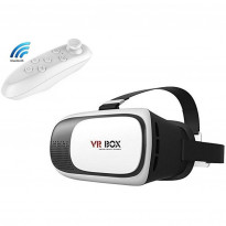 VR BOX VIRTUAL REALITY 3D SMART GLASS (2ND GENERATION) With Remote Control