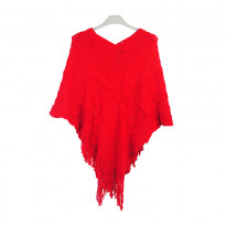 Emwest Red Winter Shrug for Women (103010003001057) - Free Size