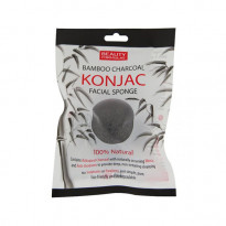 Beauty Formulas Bamboo Charcoal Konjac Facial Sponge
