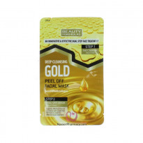 Beauty Formulas Deep Cleansing Gold Peel Off Facial Mask 3G Plus 10G