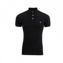 Gentle Park Men’s Solid Black Colored Polo (0100842012)