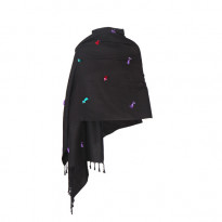 Le Reve Mixed Fabrics Women’s Regular Shawl (LSL14091)