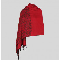 Le Reve Mixed Fabrics Women’s Regular Shawl (LSL14113)