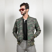 O2 Men’s Bomber Jacket (BJ-MJ-MC/180901)- Green
