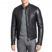 Vinci's Clothing Men’s Quilted Bomber Jacket - DV16
