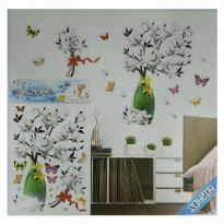 Wall Sticker DYI Floral Room Decor (XF-502)