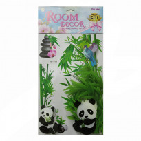 Wall Sticker DYI Panda Room Decor (QE-028) 2 Pieces